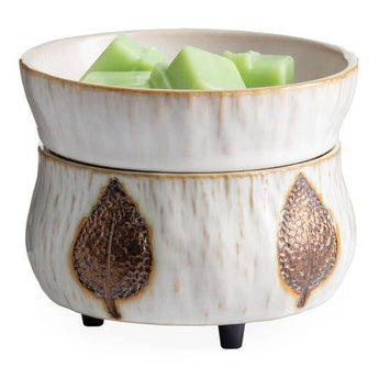 Bronze Leaf 2-In-1 Classic Fragrance Warmer: 1 Tart Warmer