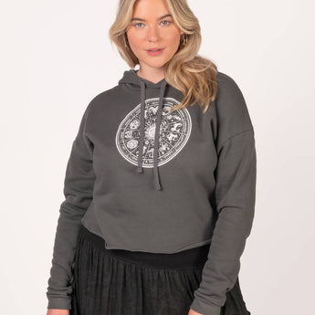 Zodiac Crop Hoody: SM