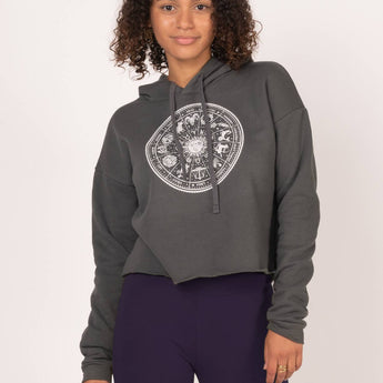 Zodiac Crop Hoody: SM